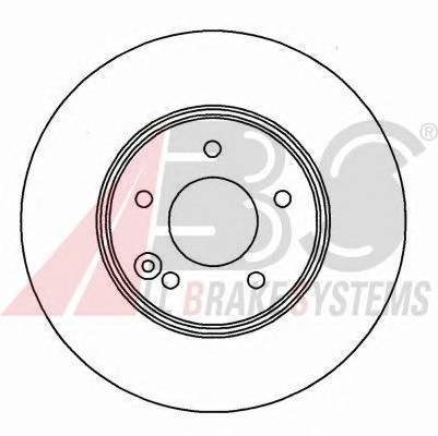 A.B.S. 17017 Тормозной диск