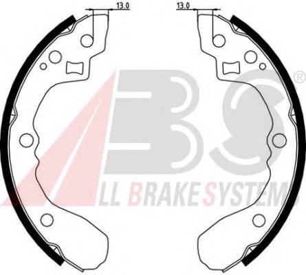 A.B.S. 9080 Комплект тормозных колодок