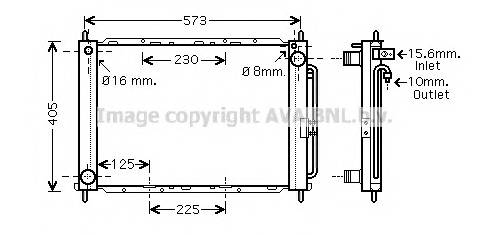 AVA QUALITY COOLING RTM405 модуль охлаждения