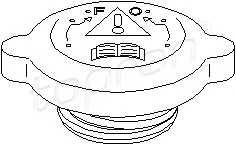 TOPRAN 720 172 Крышка, резервуар охлаждающей
