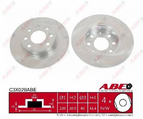 ABE C3X028ABE Гальмівний диск