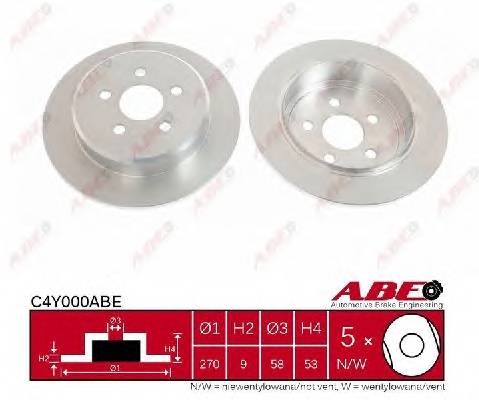 ABE C4Y000ABE Тормозной диск