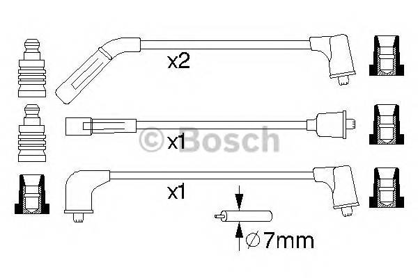 BOSCH 0 986 356 988 Комплект проводов зажигания