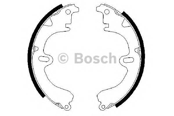 BOSCH 0 986 487 277 Комплект гальмівних колодок