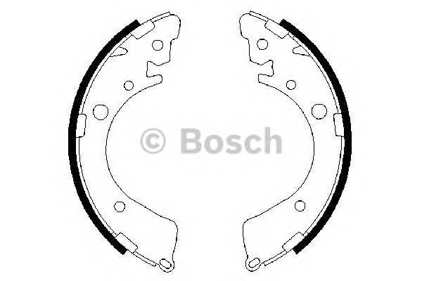 BOSCH 0 986 487 323 Комплект тормозных колодок