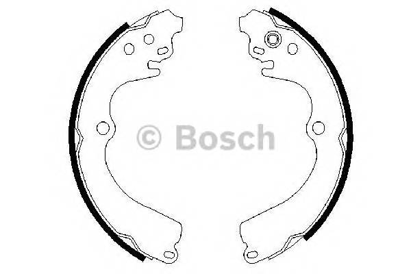 BOSCH 0 986 487 463 Комплект гальмівних колодок