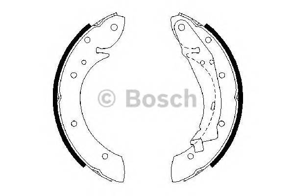 BOSCH 0 986 487 552 Комплект тормозных колодок