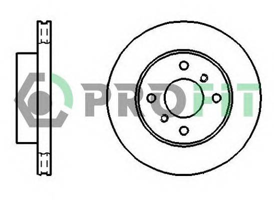 PROFIT 5010-0260 Диск гальмівний