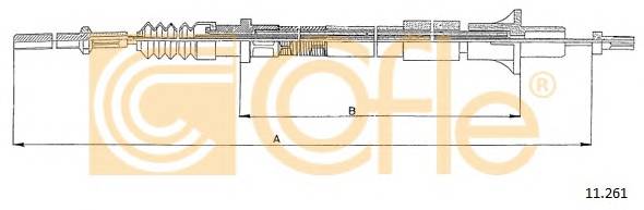 COFLE 11.261 Трос зчеплення