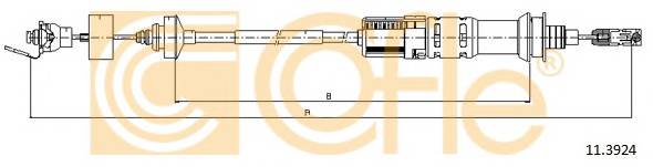 COFLE 11.3924 Трос зчеплення