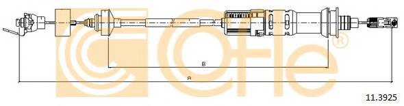 COFLE 11.3925 Трос зчеплення
