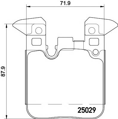 TEXTAR 2502902 KLOCKI HAMULCOWE BMW