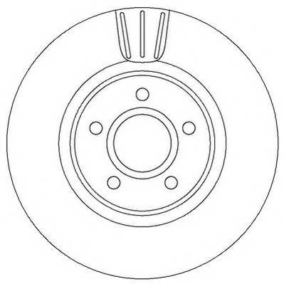 JURID 562363JC Тормозной диск