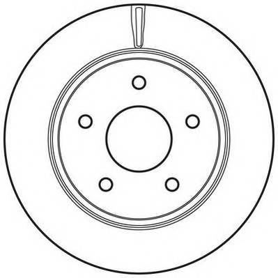 JURID 562707JC Тормозной диск