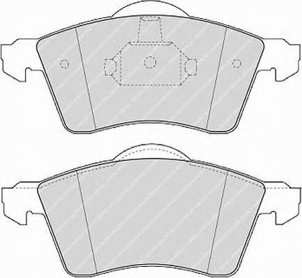 FERODO FVR1163 Комплект гальмівних колодок,