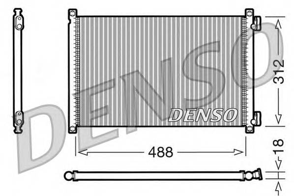 DENSO DCN09103 Конденсатор, кондиціонер