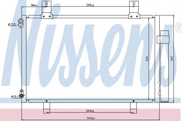 NISSENS 940057 Конденсатор, кондиционер