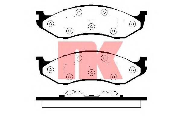 NK 229310 Комплект гальмівних колодок,