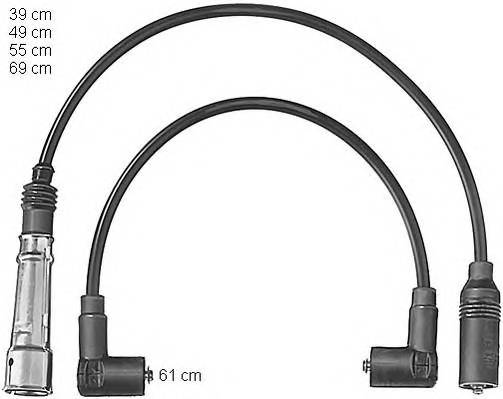 BERU ZEF561 Комплект дротів запалювання