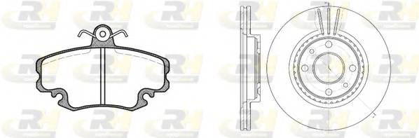 ROADHOUSE 8141.06 Комплект тормозов, дисковый