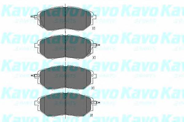 KAVO PARTS KBP-8020 Комплект тормозных колодок,