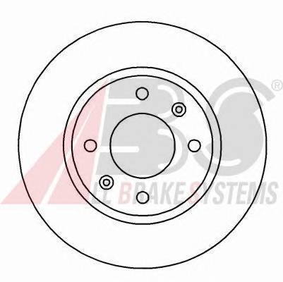 A.B.S. 16648 Тормозной диск