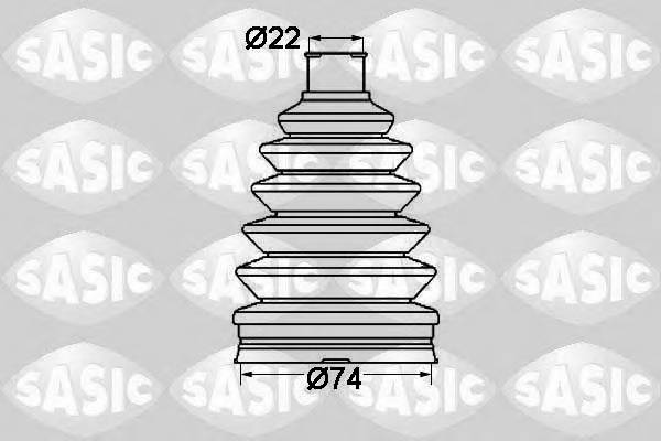 SASIC 1904008 Комплект пильника, приводний