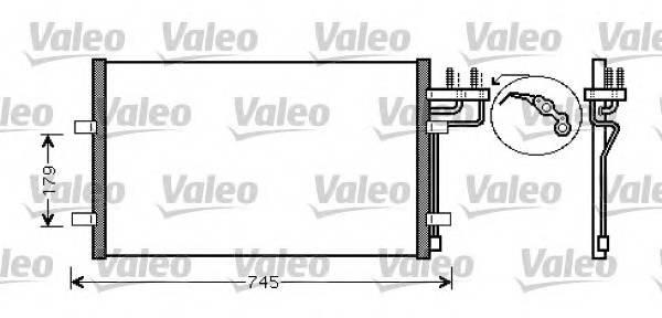 VALEO 818046 Конденсатор, кондиционер