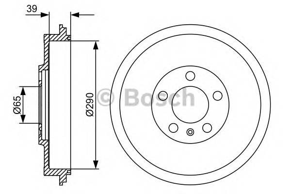 BOSCH 0 986 477 152 Гальмівний барабан