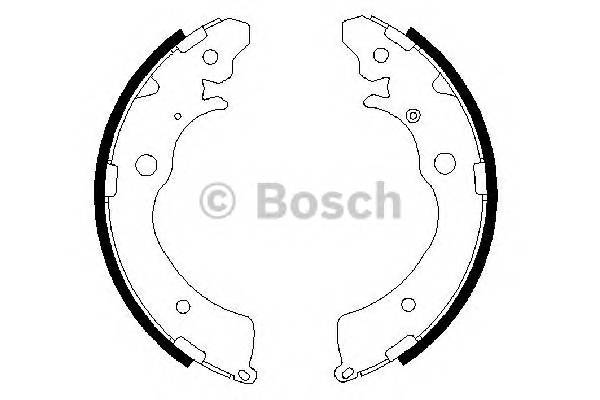 BOSCH 0 986 487 440 Комплект тормозных колодок