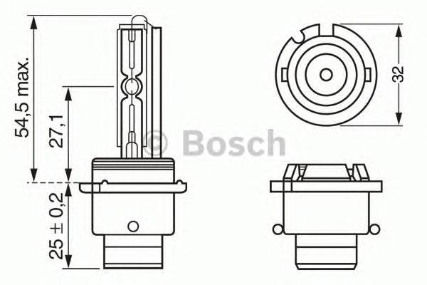 BOSCH 1 987 302 903 Лампа накаливания, основная