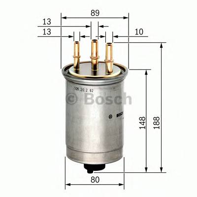 BOSCH 0 450 906 508 Паливний фільтр