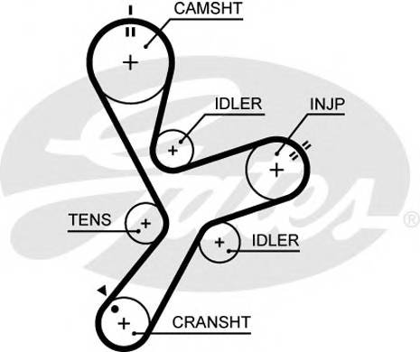 GATES 5641XS Ремень ГРМ