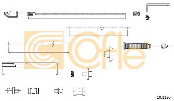 COFLE 101180 LINKA GAZU-ZESTAW CI/FI/PE