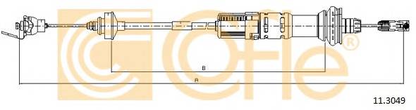 COFLE 11.3049 Трос зчеплення