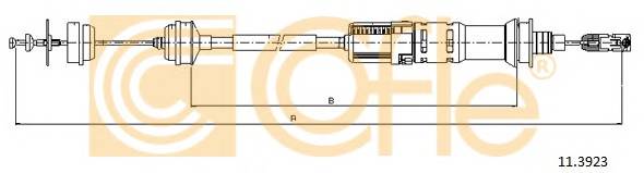 COFLE 11.3923 Трос зчеплення