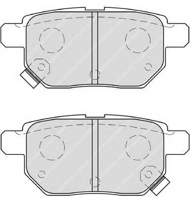 FERODO FDB4042 Комплект гальмівних колодок,