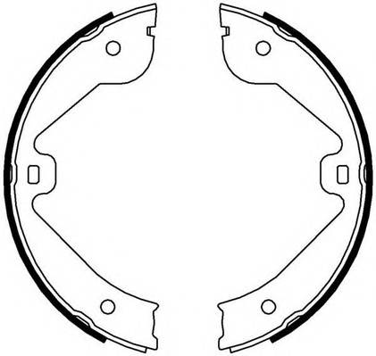 FERODO FSB4000 Комплект гальмівних колодок,