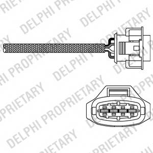 DELPHI ES10791-12B1 Лямбда-зонд