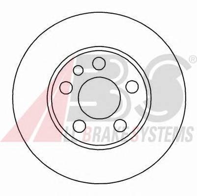 A.B.S. 16325 Тормозной диск