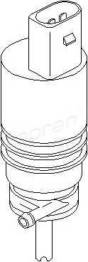 TOPRAN 107 818 Водяний насос, система