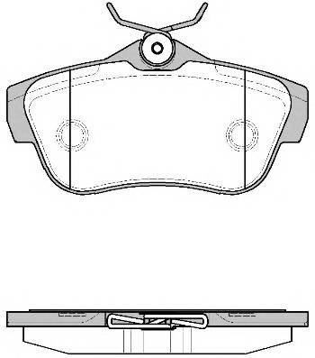 WOKING P13993.00 Комплект гальмівних колодок,