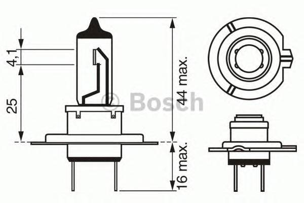 BOSCH 1 987 302 071 Лампа накаливания, фара