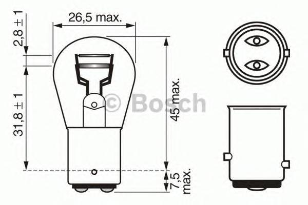 BOSCH 1 987 302 524 Лампа накаливания