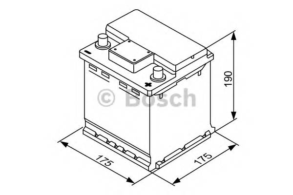 BOSCH 0 092 S40 001 Стартерная аккумуляторная батарея;