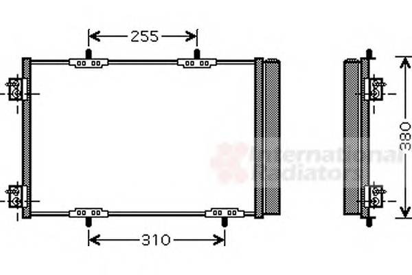 VAN WEZEL 40005291 Конденсатор, кондиционер