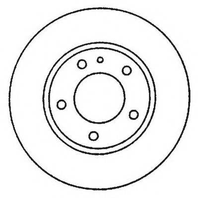 JURID 562051JC Тормозной диск