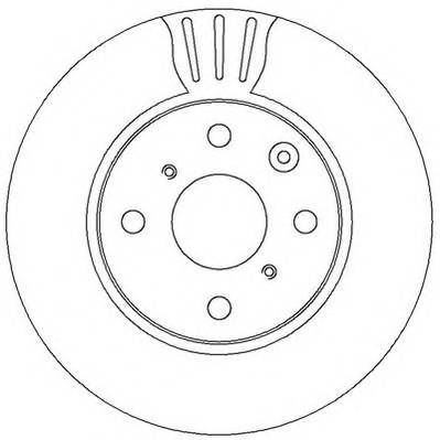 JURID 562311JC Тормозной диск