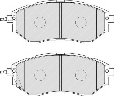 FERODO FDB1984 Комплект гальмівних колодок,