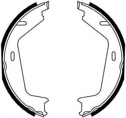 FERODO FSB4130 Комплект гальмівних колодок,